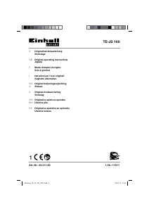 Bruksanvisning Einhell TE-JS 100 Stikksag