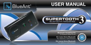 Manual BlueAnt SuperTooth 3 Car Kit