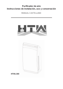Manual de uso HTW HTWL300 Purificador de aire