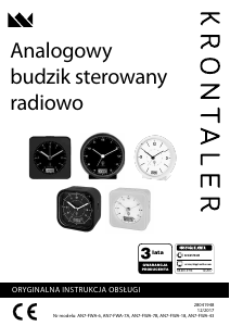 Instrukcja Krontaler AN7-FWA-43 Budzik