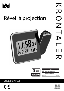 Mode d’emploi Krontaler 4485 Réveil