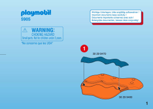 Mode d’emploi Playmobil set 5905 Safari Zèbres avec gazelles et guépards