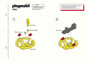 Bruksanvisning Playmobil set 3083 Space Hovercraft