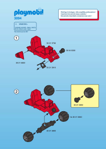 Mode d’emploi Playmobil set 3094 Space Envahisseur/véhicule spatial