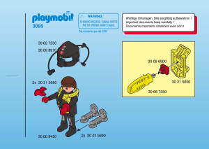 Manuale Playmobil set 3095 Space Vortex voyager