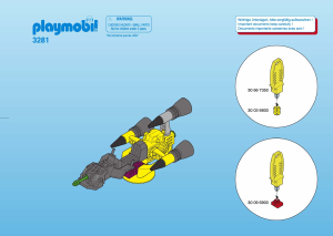 Manuale Playmobil set 3281 Space Hovercraft alieno