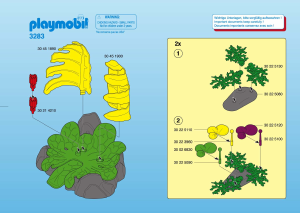 Bedienungsanleitung Playmobil set 3283 Space Alien Toxiplant