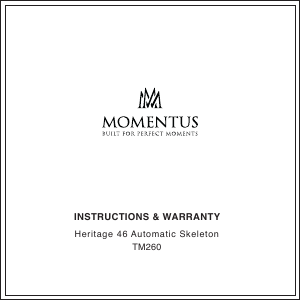Manual Momentus Heritage 46 Automatic Skeleton Watch