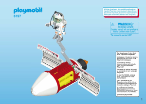 Mode d’emploi Playmobil set 6197 Space Satellite avec laser et météoroïde