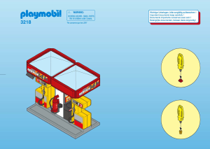 Bedienungsanleitung Playmobil set 3218 Traffic Tankstelle