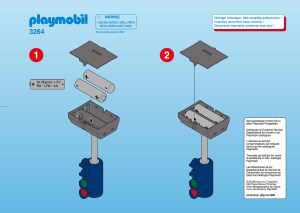 Mode d’emploi Playmobil set 3264 Traffic Feu de signalisation