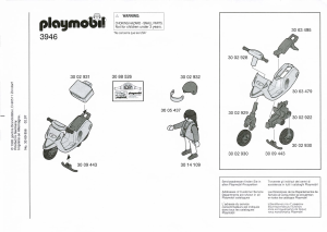 Mode d’emploi Playmobil set 3946 Traffic Etudiante