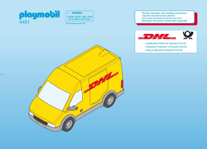 Manual Playmobil set 4401 Traffic DHL truck