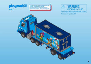 Bedienungsanleitung Playmobil set 4447 Traffic PLAYMOBIL-Container-Truck