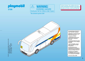 Manual de uso Playmobil set 5106 Traffic Autobús escolar