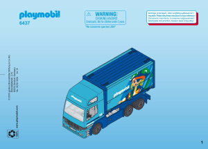 Manual de uso Playmobil set 6437 Traffic Playmobil camión