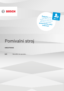 Priročnik Bosch SMS2ITW04E Pomivalni stroj