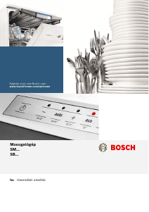 Használati útmutató Bosch SMS46KW00E Mosogatógép