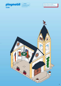 Bedienungsanleitung Playmobil set 4296 Wedding Kirche