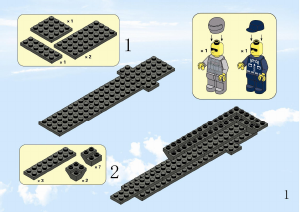 Brugsanvisning Sluban set M38-B7200 Air Force F15 kampfly