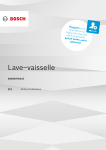 Mode d’emploi Bosch SMS4HVW31E Lave-vaisselle