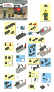 Manual de uso Sluban set M38-B0291 Land Forces 2 Puesto avanzado