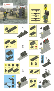 Mode d’emploi Sluban set M38-B0292 Land Forces 2 Armurerie