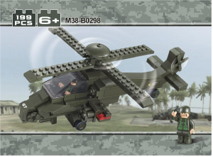 Bedienungsanleitung Sluban set M38-B0298 Land Forces 2 Hind Hubschrauber