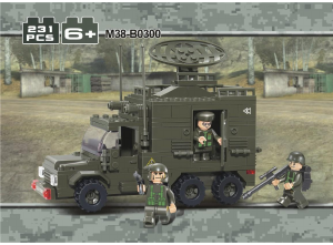 Manual Sluban set M38-B0300 Land Forces 2 Radar car