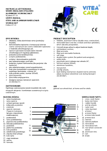 Handleiding Vitea Care VCWK9ACF Rolstoel
