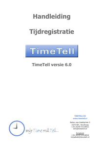 Handleiding TimeTell 6.0