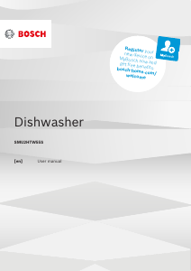 Manual Bosch SMU2HTW55S Dishwasher