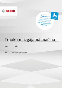 Rokasgrāmata Bosch SMU46AW01S Trauku mašīna