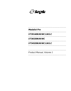Manual Seagate ST34520LW Medalist Pro Hard Disk Drive