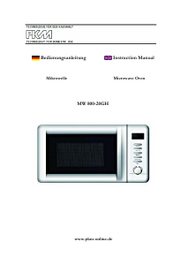 Handleiding PKM MW 800-20GH Magnetron