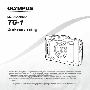 Bruksanvisning Olympus TG-1 Digitalkamera