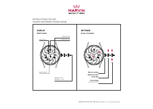 Manual Marvin Ronda 6004B Movement