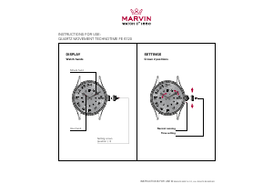 Manual Marvin Technotime FE 6120 Movement