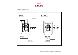 Handleiding Marvin Technotime FE 7721 Uurwerk