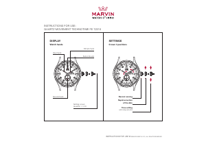 Manual Marvin Technotime FE 72310 Movement