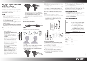 Manual Exibel BIX82 Headphone