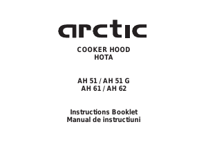 Manual Arctic AH 51 Cooker Hood