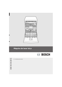 Manual Bosch SMV58M00EU Máquina de lavar louça