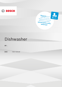 Manual Bosch SPI66TS01E Dishwasher