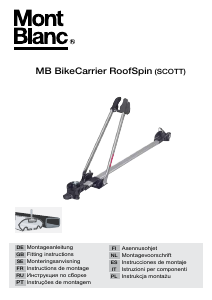 Manual de uso Mont Blanc RoofSpin Porta bicicleta