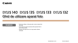 Manual Canon IXUS 133 Cameră digitală