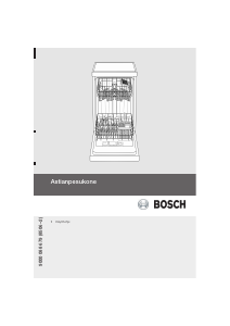 Käyttöohje Bosch SRI55T15EU Astianpesukone