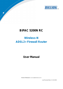 Handleiding Billion BiPAC 5200N RC Router