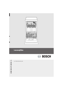 Manual de uso Bosch SRS55T12EU Lavavajillas