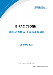 Handleiding Billion BiPAC 7300(N) Router